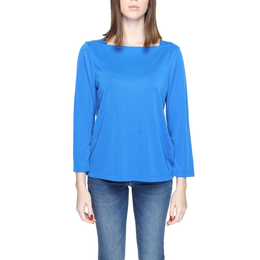 Blue Modal Long Sleeve T-Shirt - ventzia