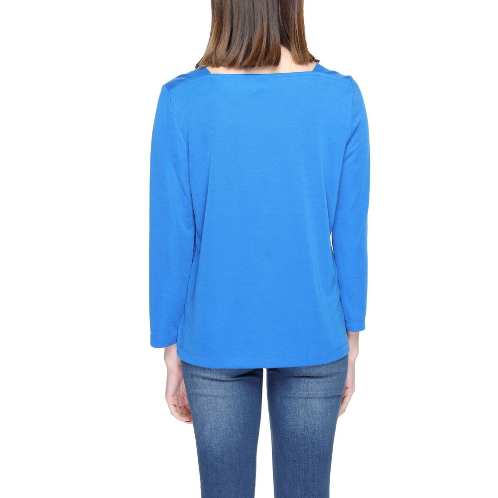 Blue Modal Long Sleeve T-Shirt - ventzia