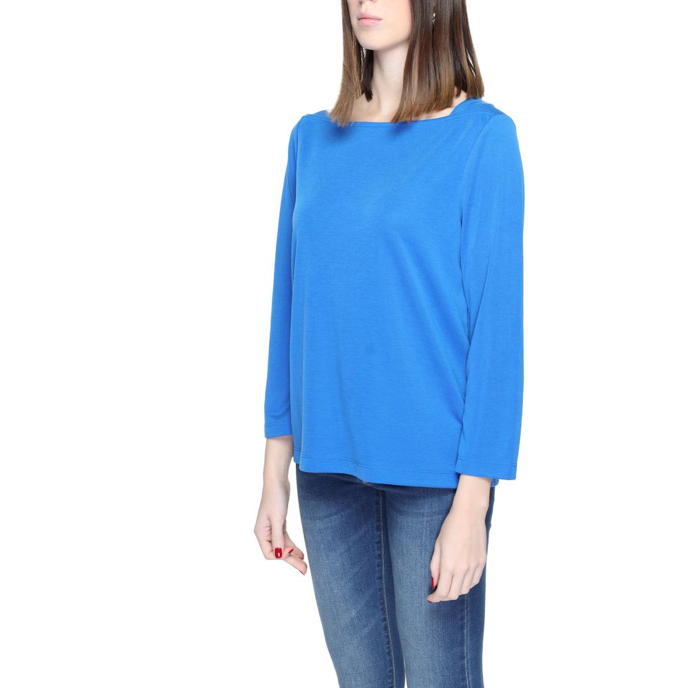 Blue Modal Long Sleeve T-Shirt - ventzia