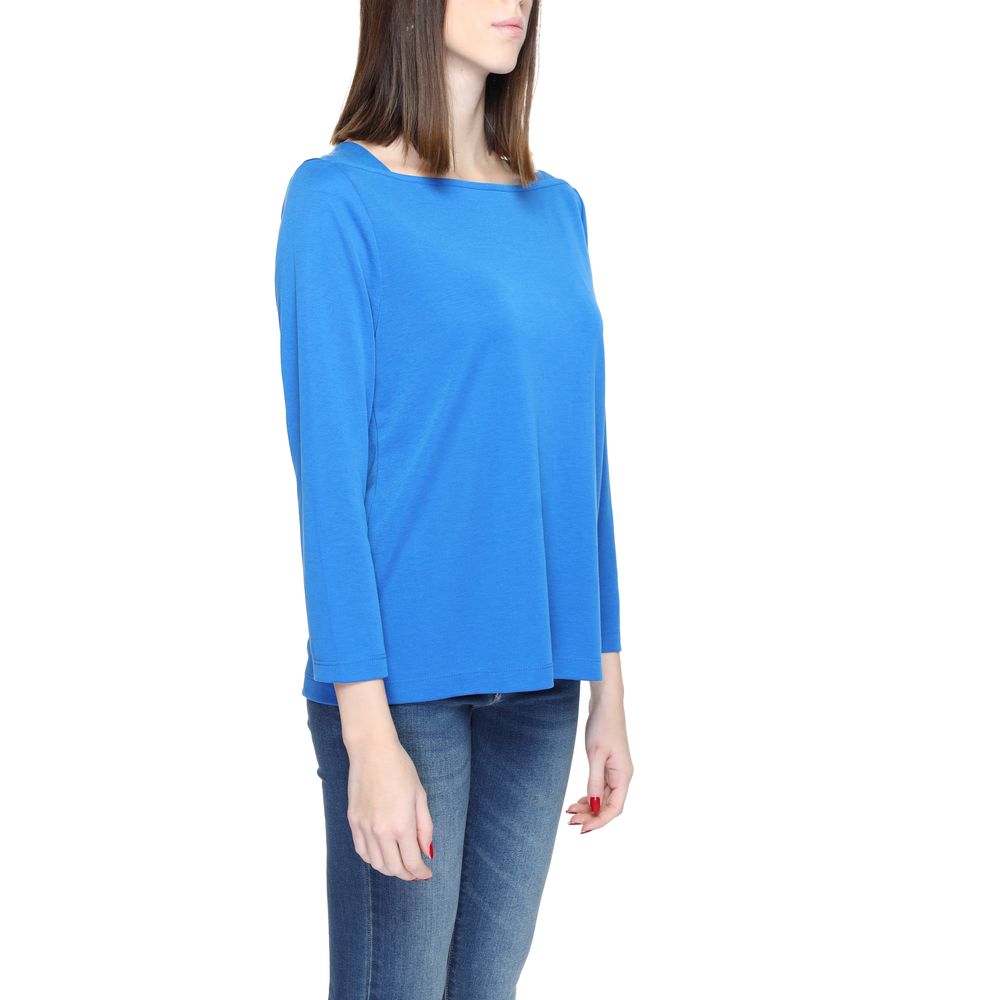 Blue Modal Long Sleeve T-Shirt - ventzia