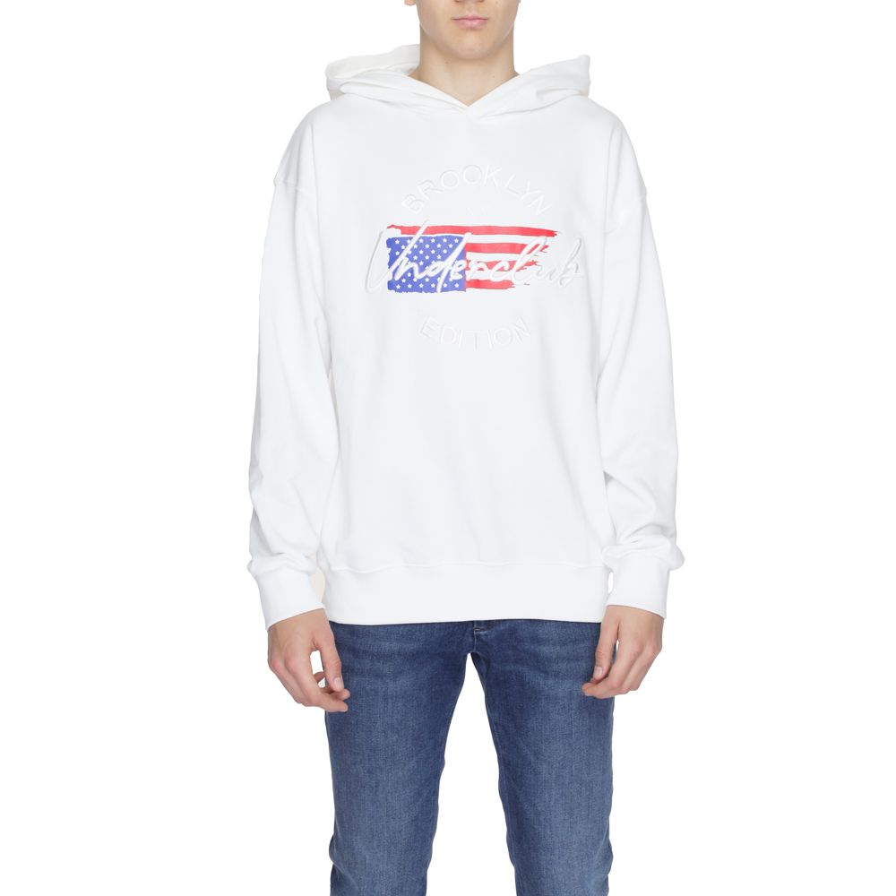White Cotton Hoody - ventzia