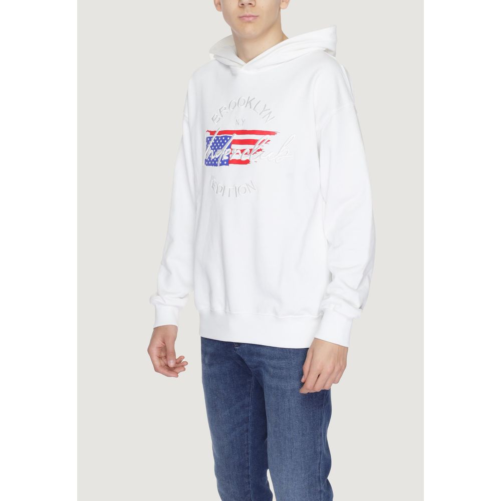 White Cotton Hoody - ventzia