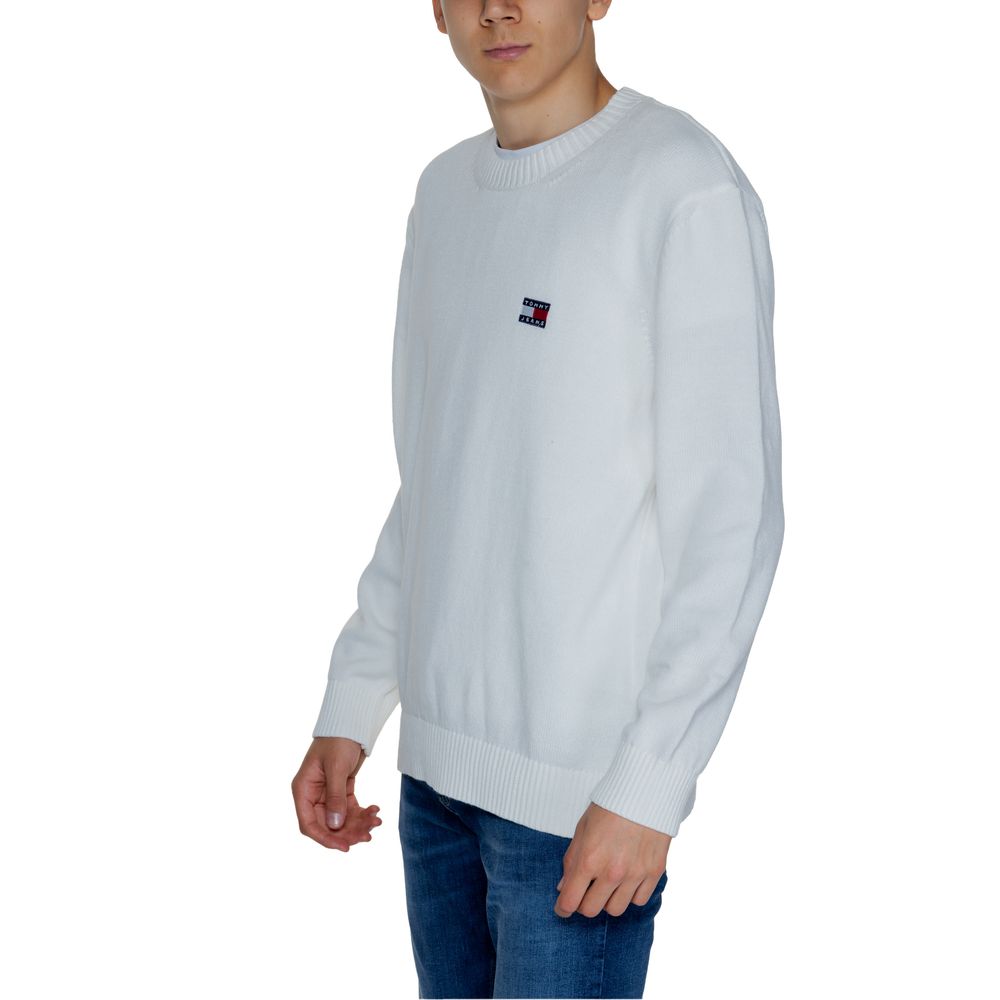 White Cotton Sweater - ventzia
