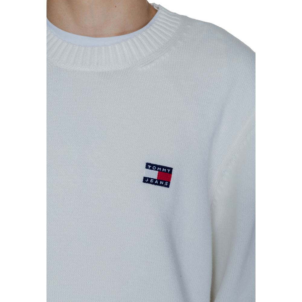 White Cotton Sweater - ventzia