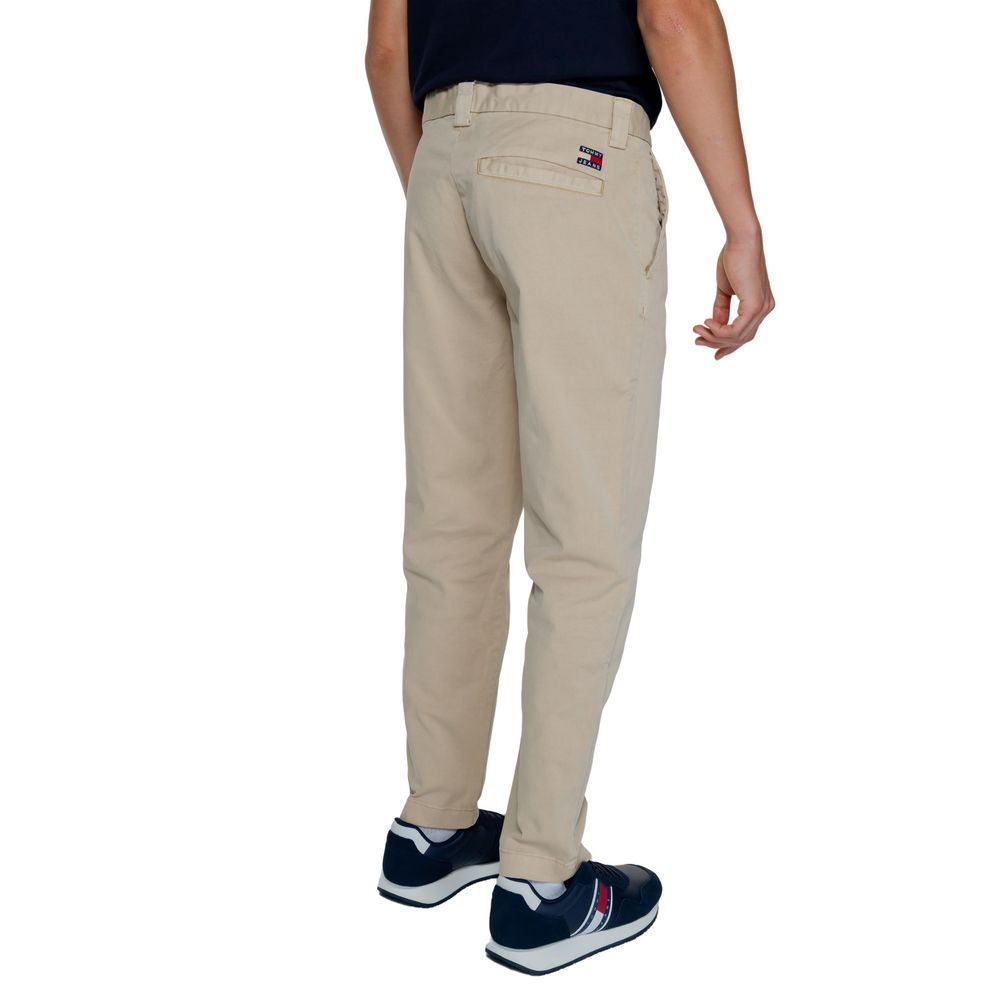 Gold Recycled Cotton Casual Pants