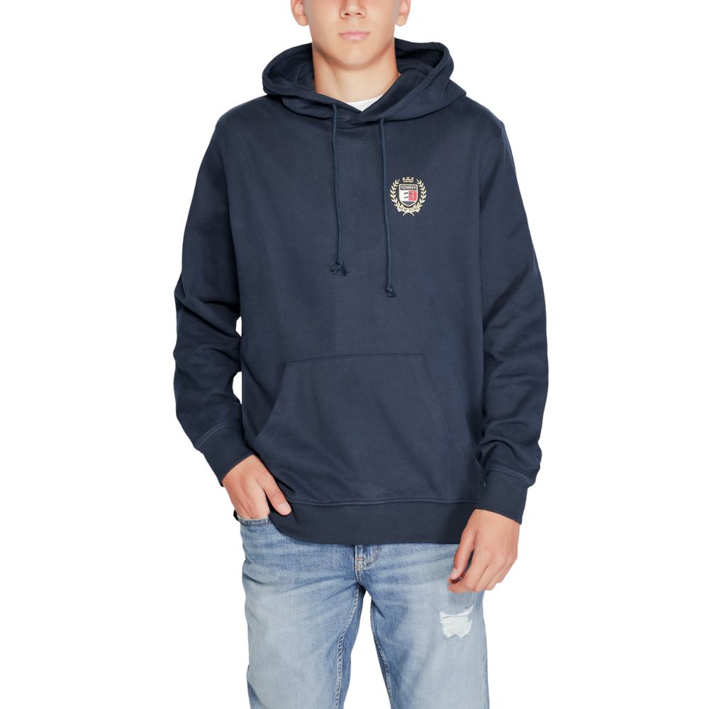 Blue Cotton Hoody - ventzia