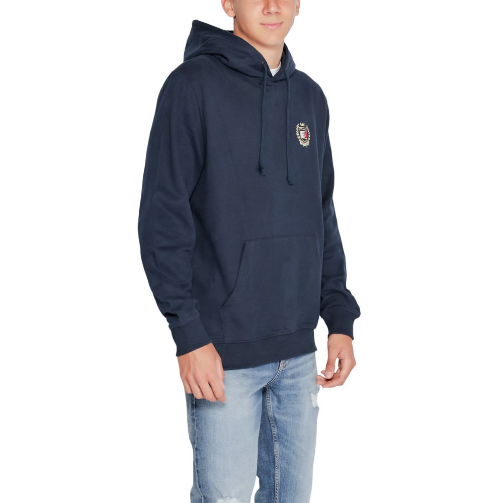 Blue Cotton Hoody - ventzia