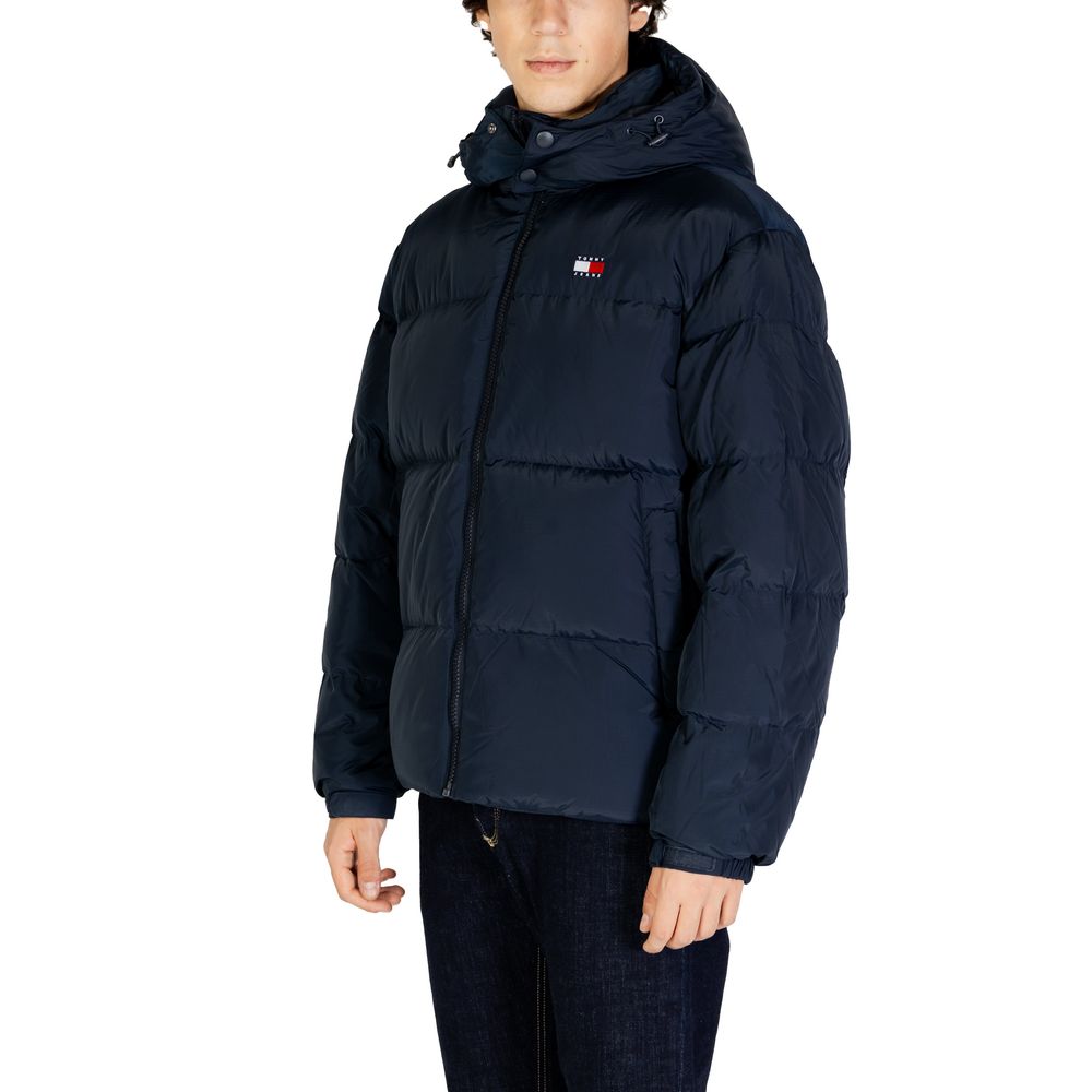 Blue Recycled Polyester Jackets & Coat - ventzia