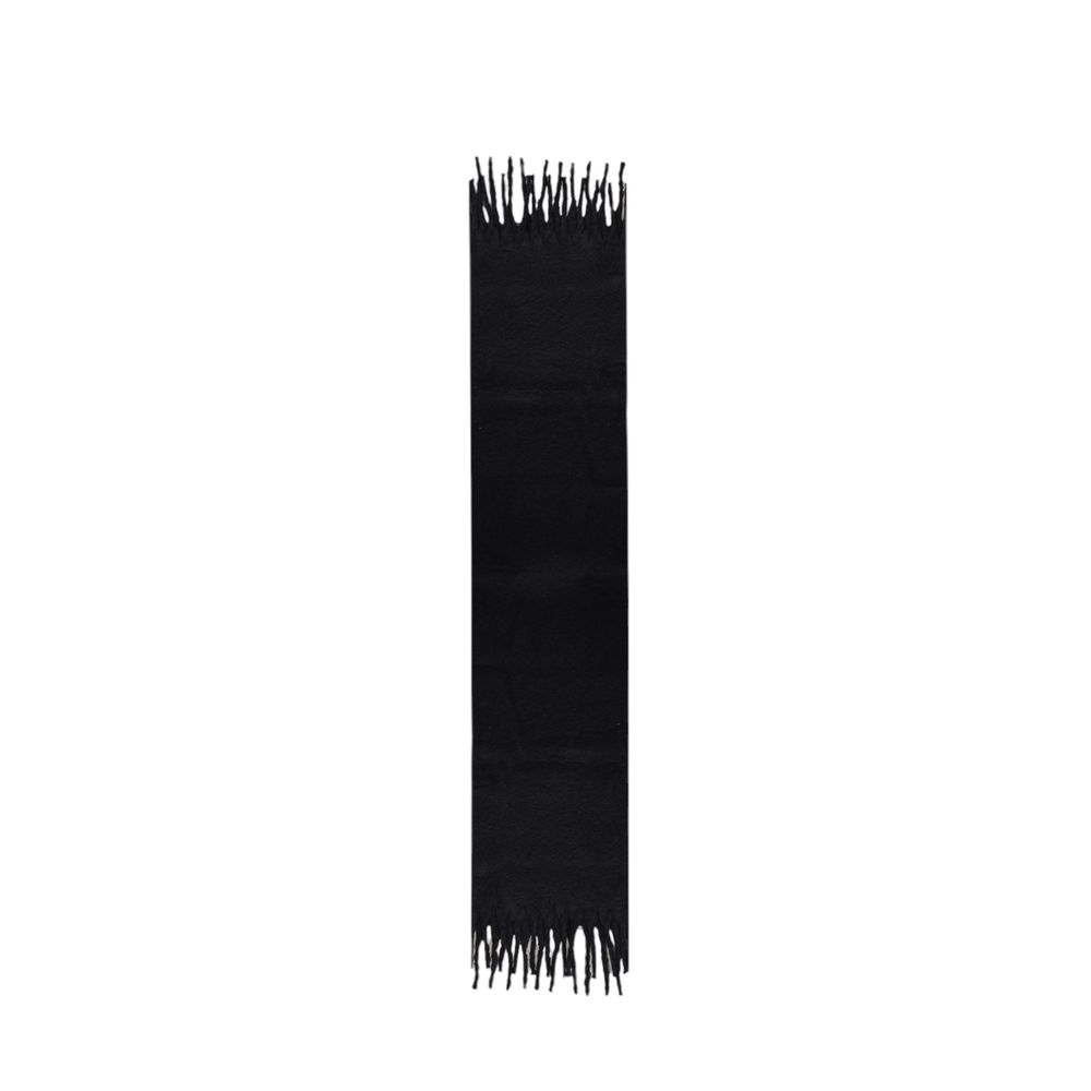 Black Polyester Scarf - ventzia