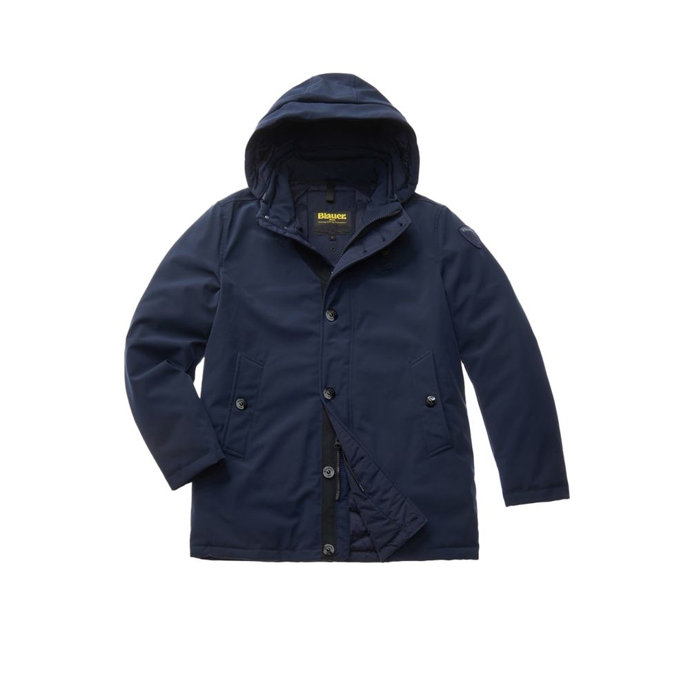 Blue Polyethylene Parka - ventzia