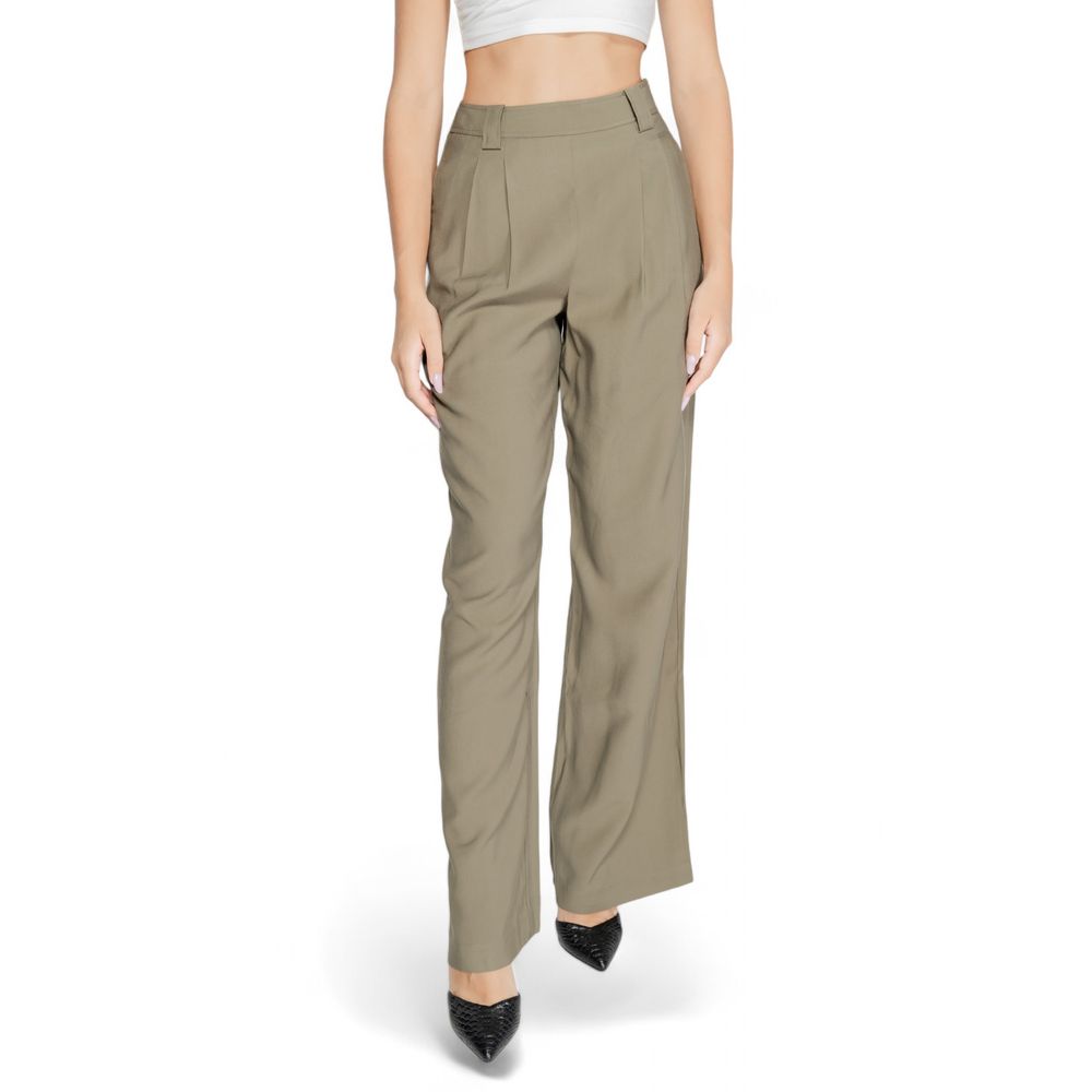 Green Cotton Pant - ventzia
