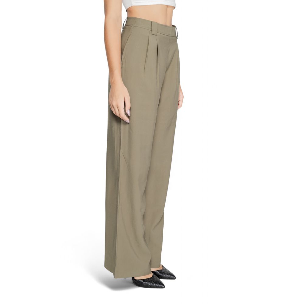 Green Cotton Pant - ventzia