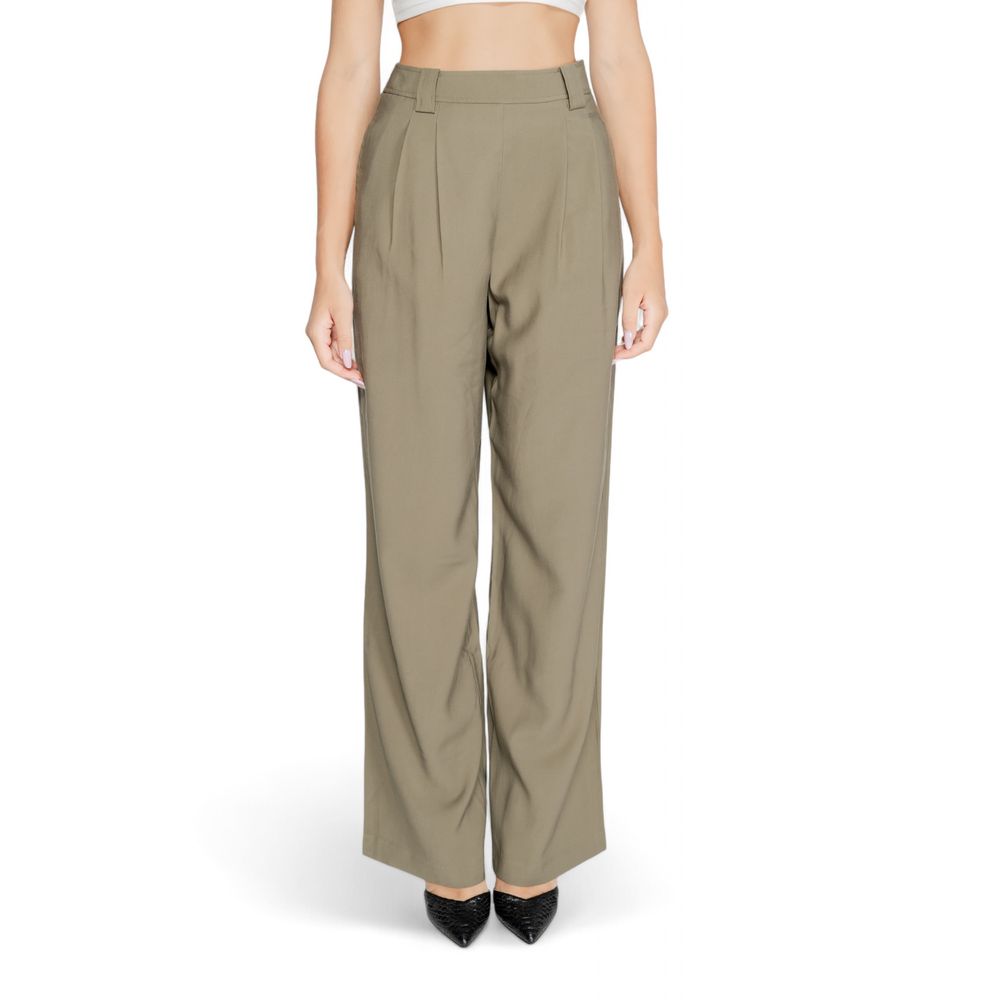 Green Cotton Pant - ventzia