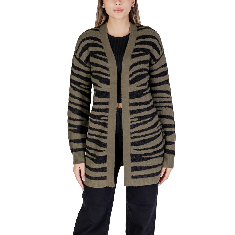 Green Nylon Cardigan - ventzia