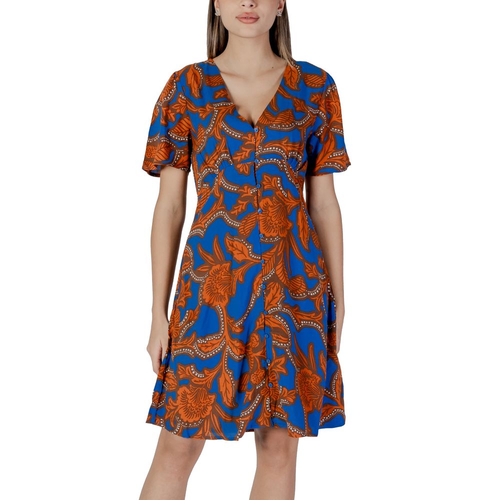 Blue Viscose Midi - ventzia