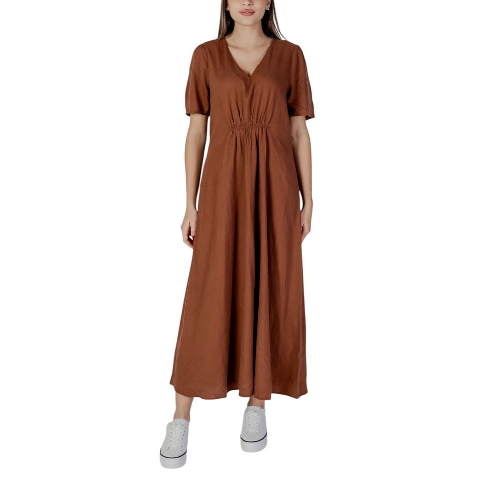 Brown Linen Long - ventzia