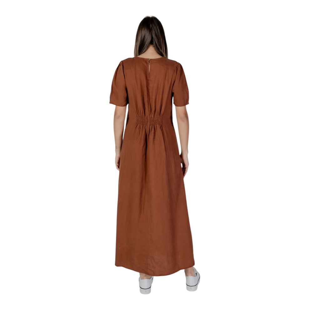 Brown Linen Long - ventzia