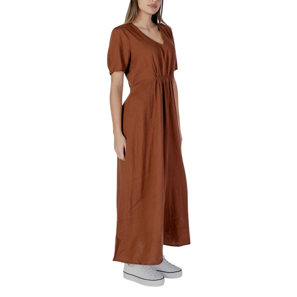 Brown Linen Long - ventzia