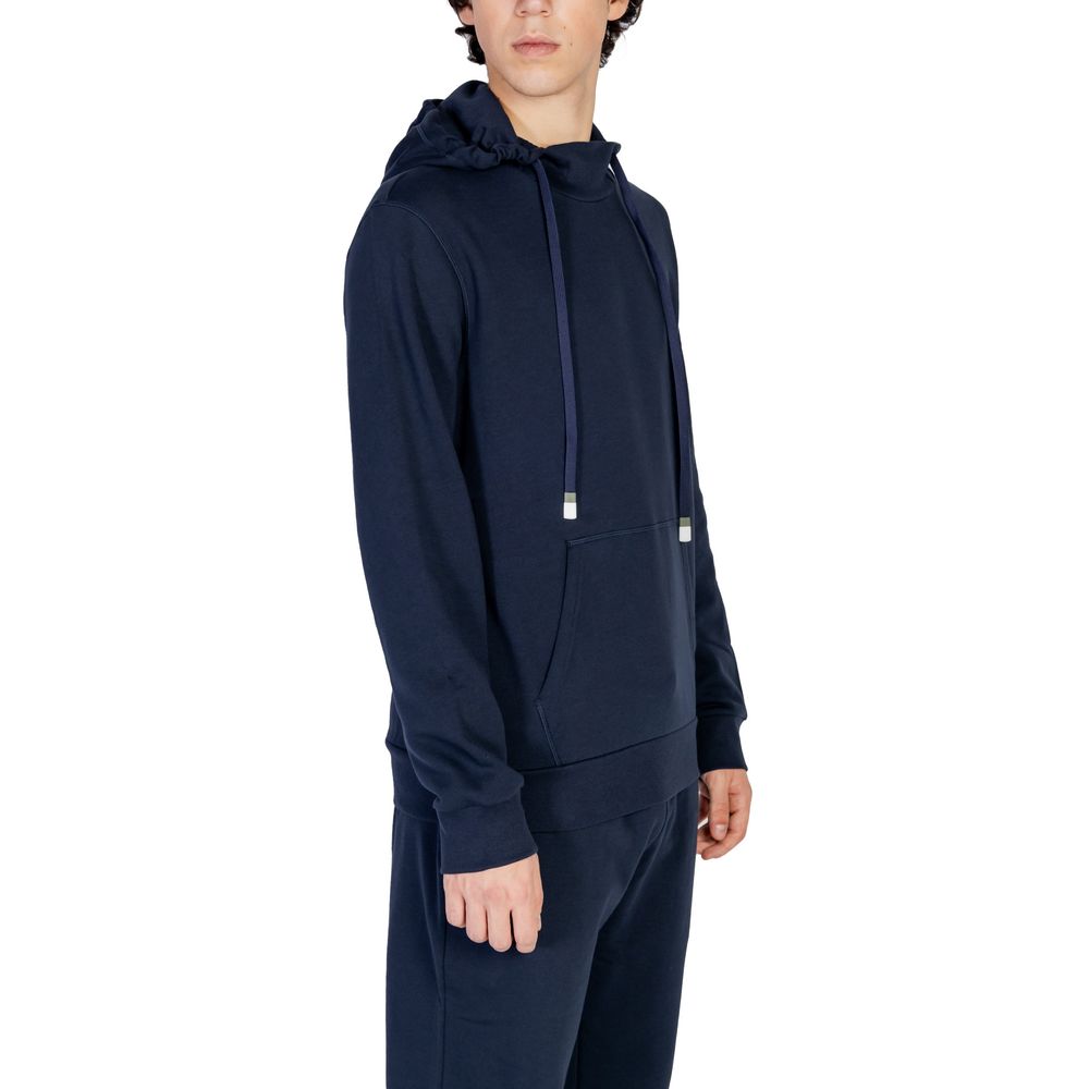 Blue Cotton Hoody - ventzia
