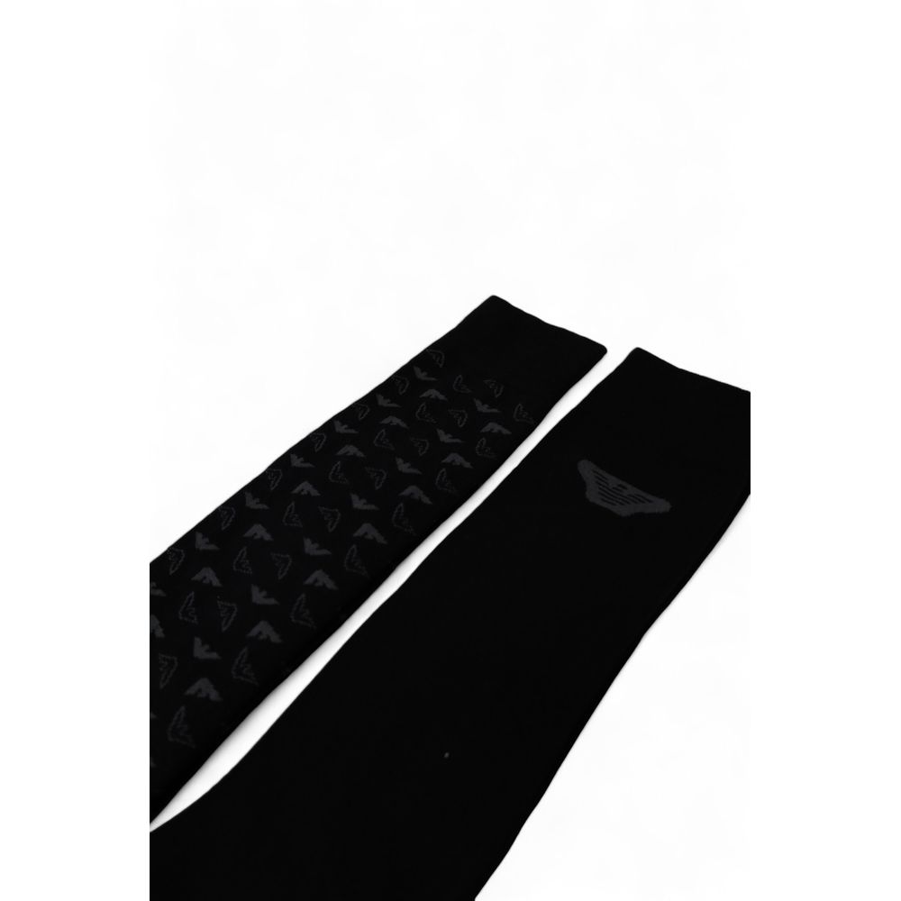 Black Cotton Sock - ventzia