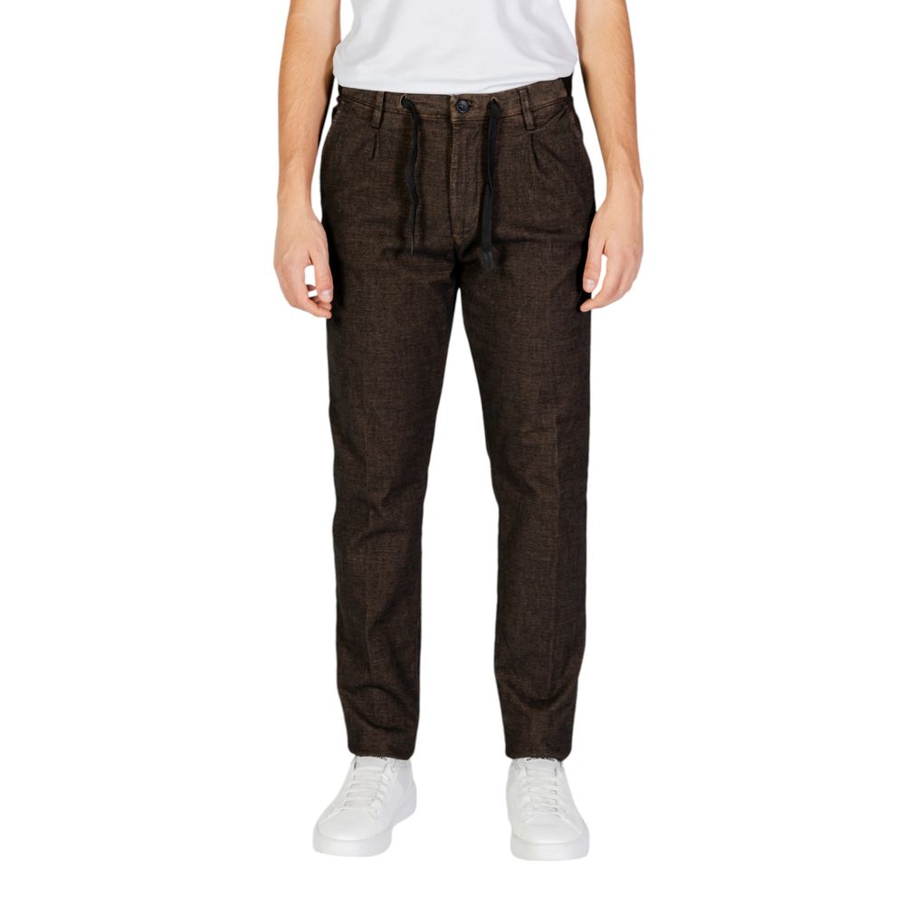 Gray Cotton Pant - ventzia