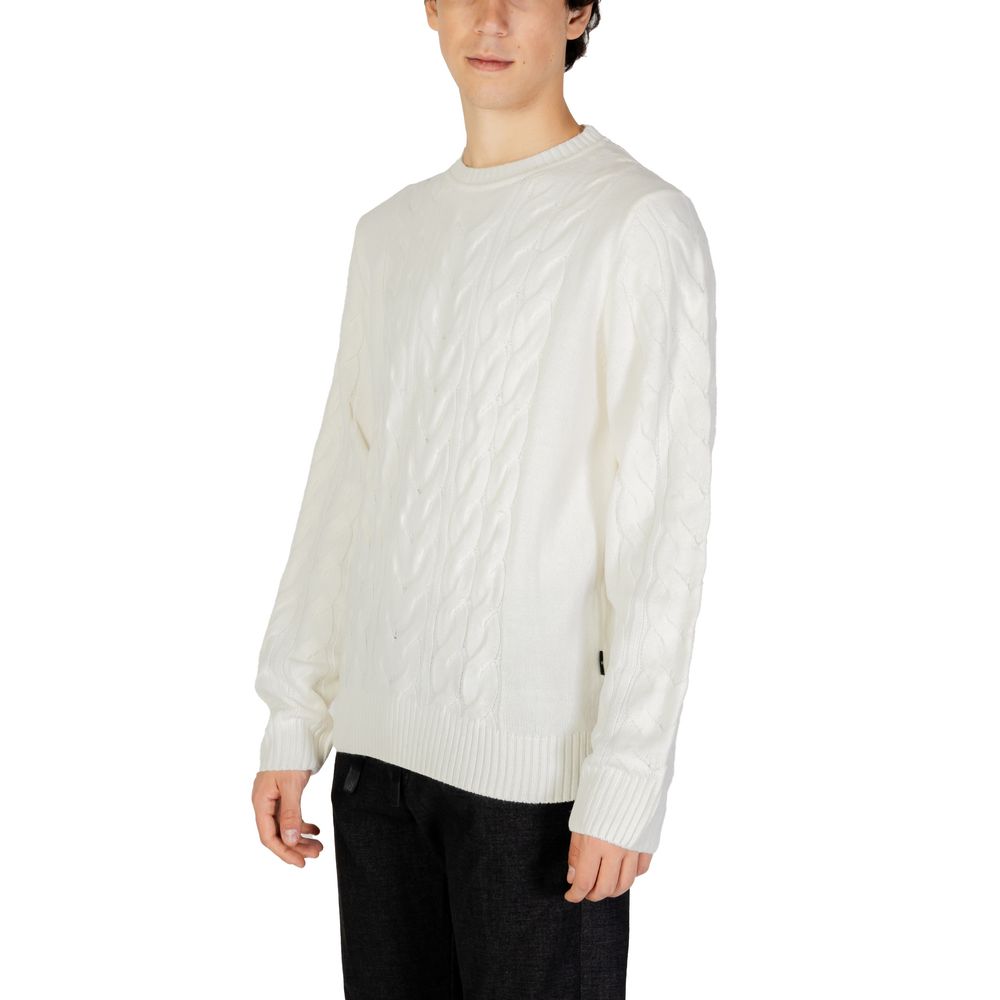 White Marabou Sweatshirt