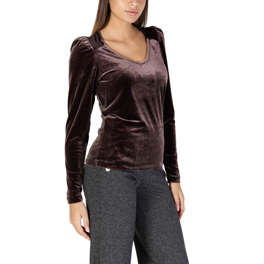 Brown Polyester Sportswear - ventzia
