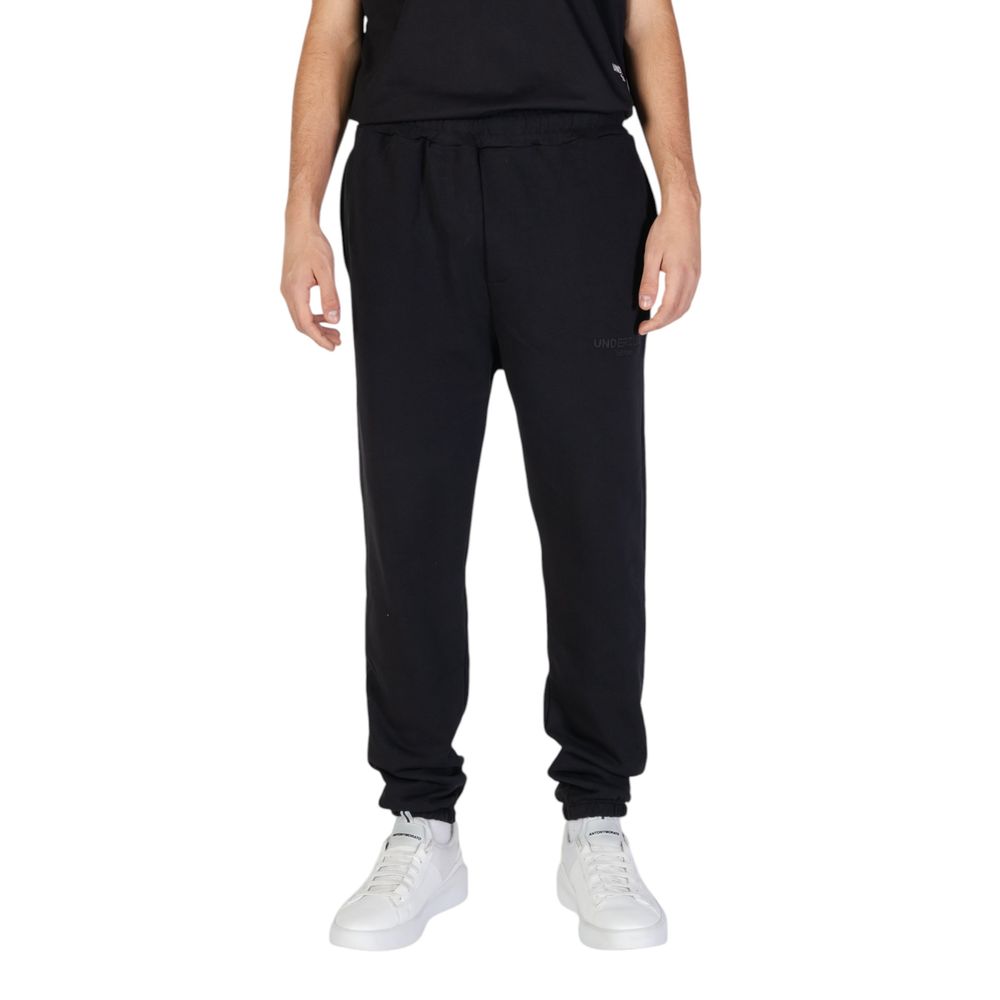 Black Cotton Joggers Workout Pant - ventzia