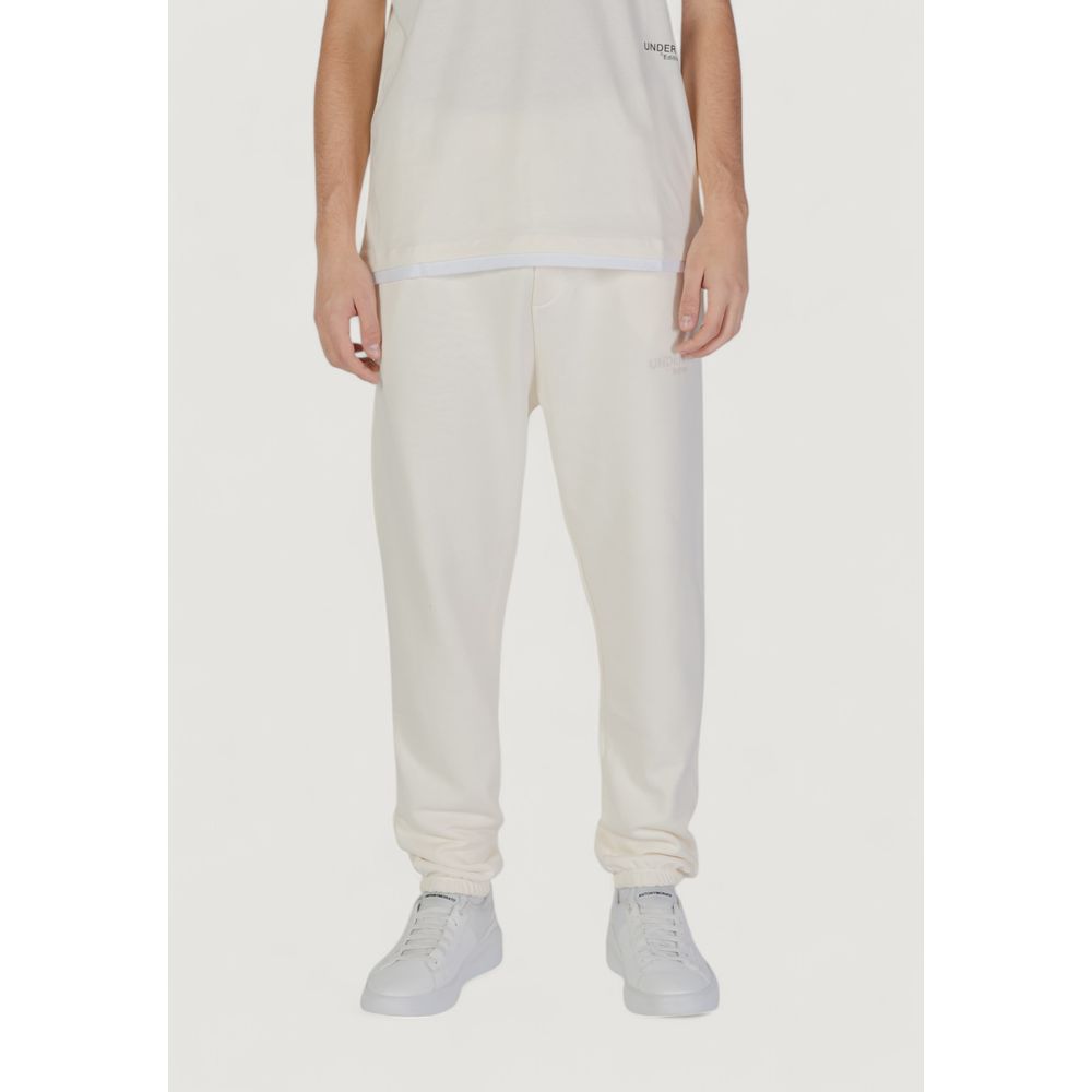 Cream Cotton Joggers Workout Pant