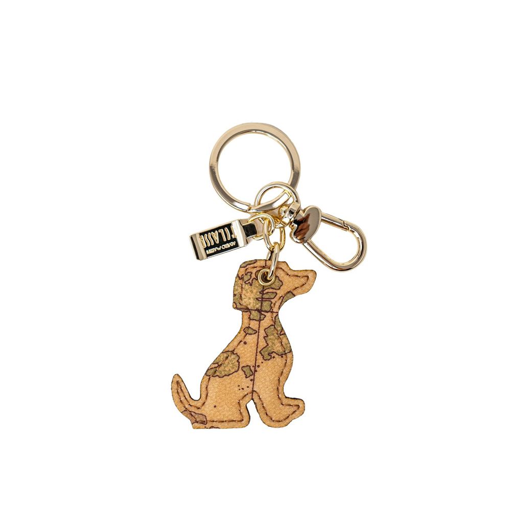 Beige Leather Keychain - ventzia