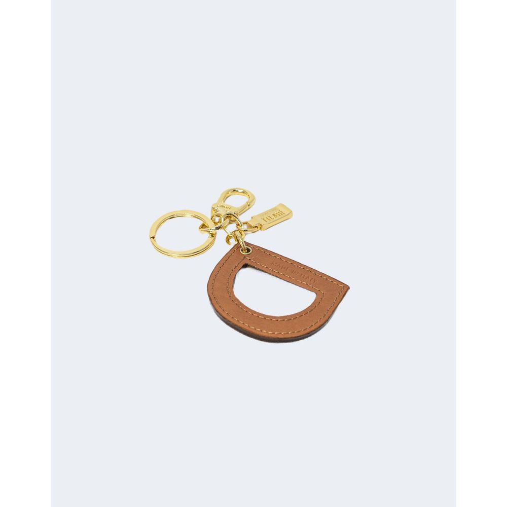 Beige Leather Keychain - ventzia