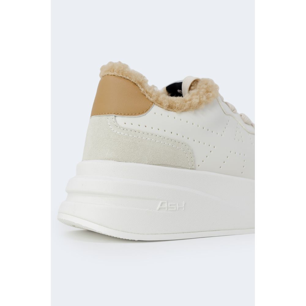 Beige Leather Sneaker - ventzia