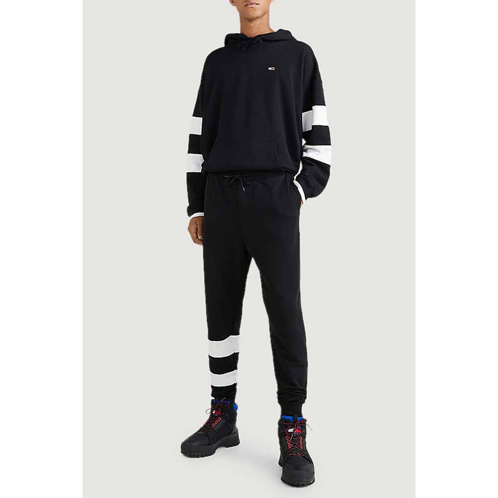 Black Cotton Joggers Workout Pant - ventzia