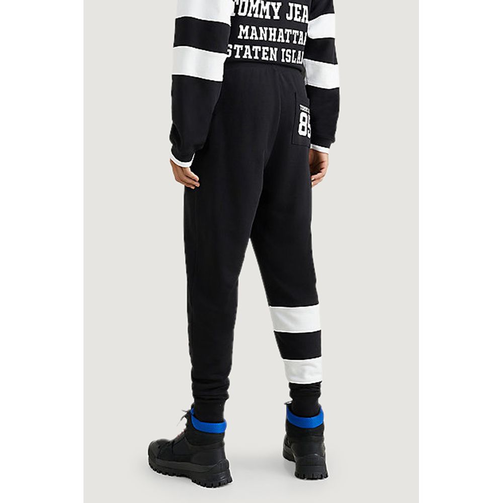 Black Cotton Joggers Workout Pant - ventzia