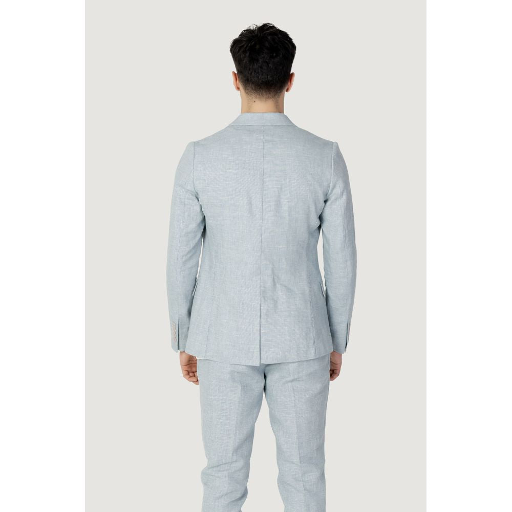 Green Linen Blazer