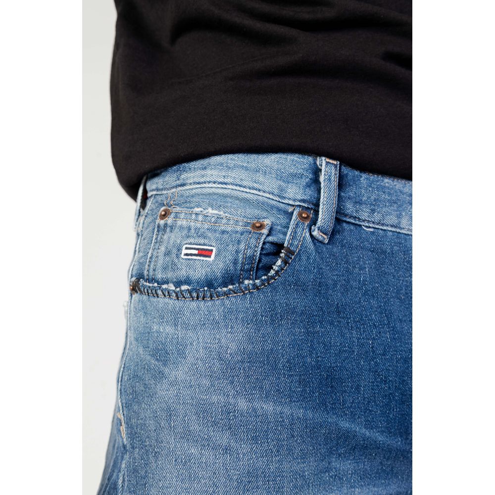Blue Cotton Slim Fit Jean - ventzia