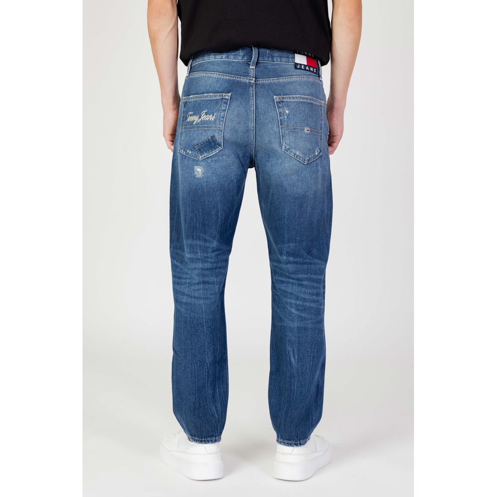 Blue Cotton Slim Fit Jean - ventzia