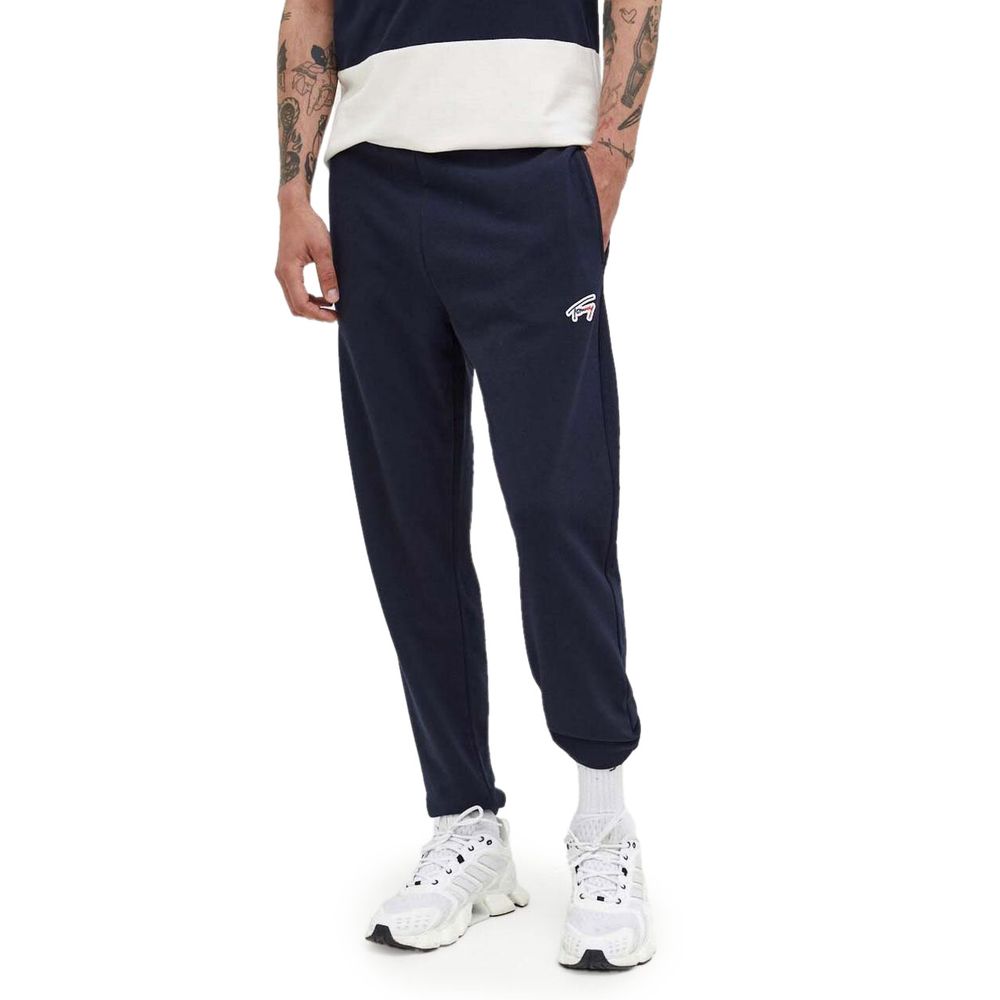 Blue Cotton Joggers Workout Pant - ventzia