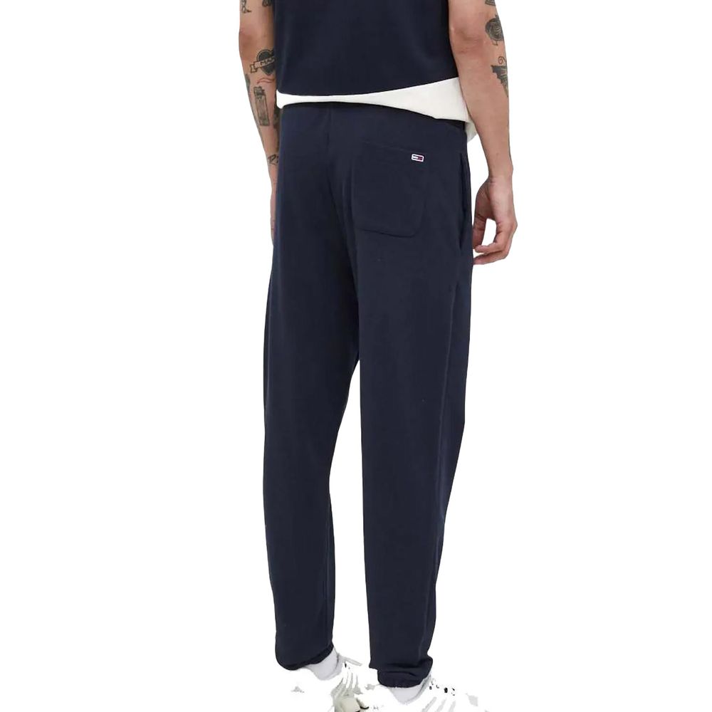 Blue Cotton Joggers Workout Pant - ventzia