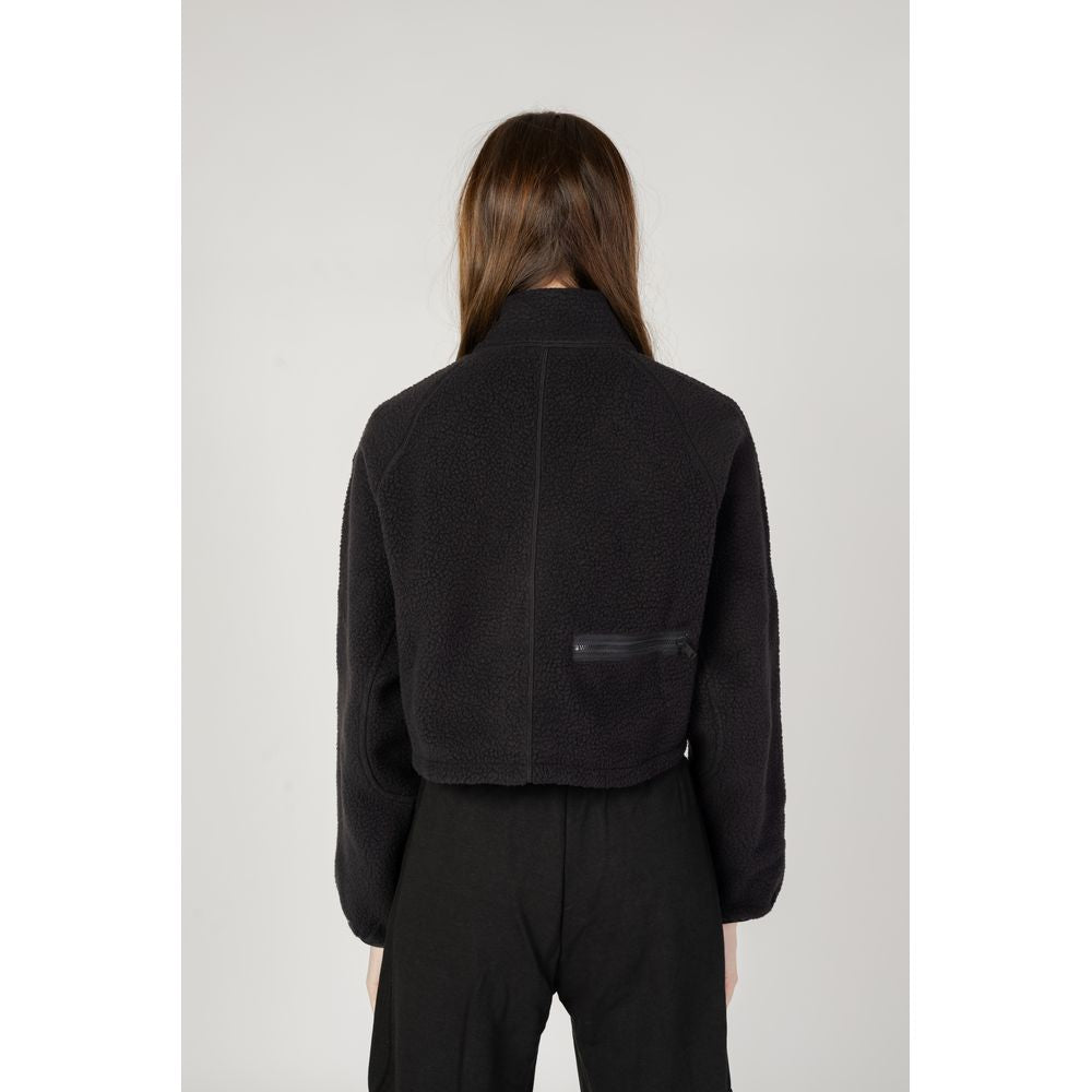 Black Polyester Sweatshirt