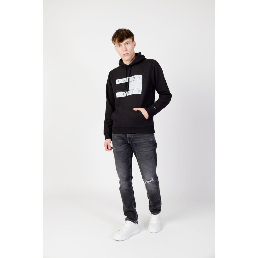 Black Organic Cotton Hoody - ventzia