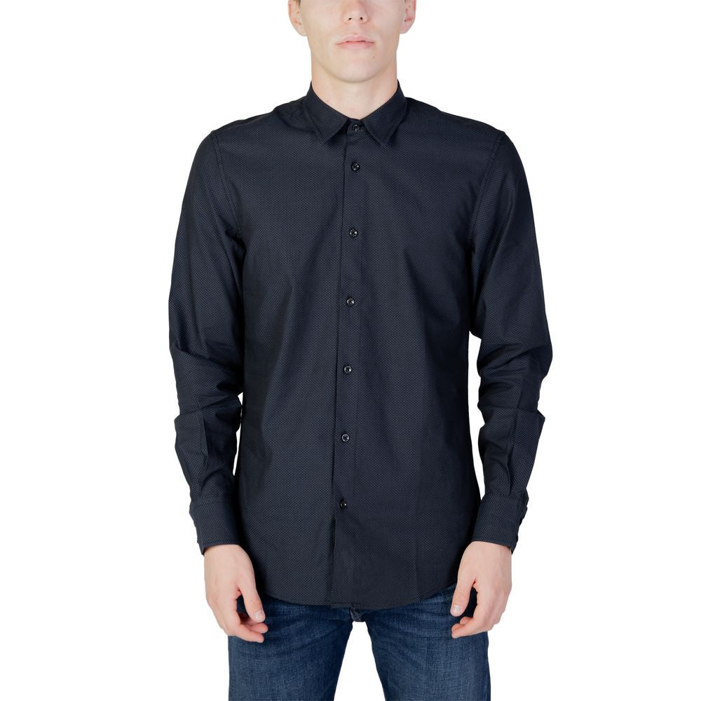 Blue Cotton Shirt - ventzia