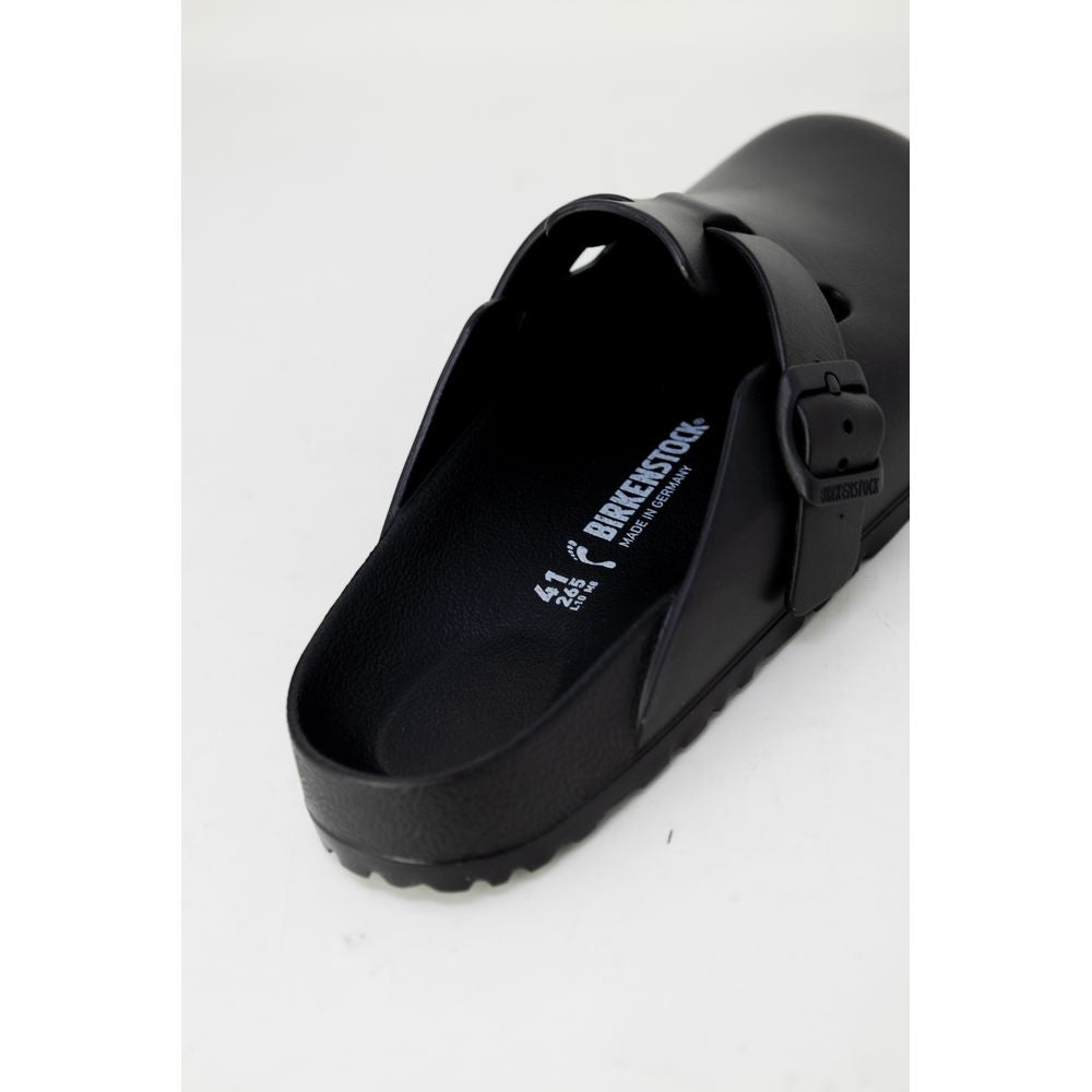 Black Plastic Slipper - ventzia