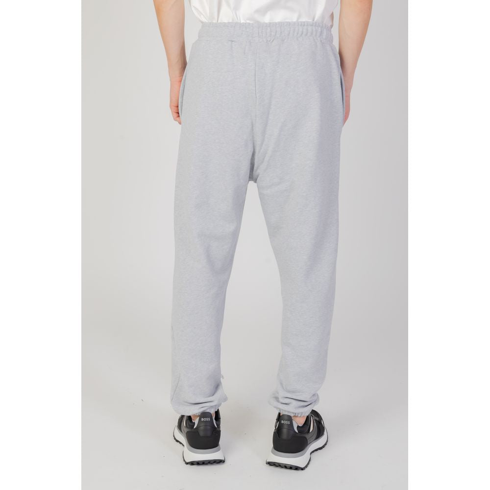 Gray Cotton Joggers Workout Pant - ventzia
