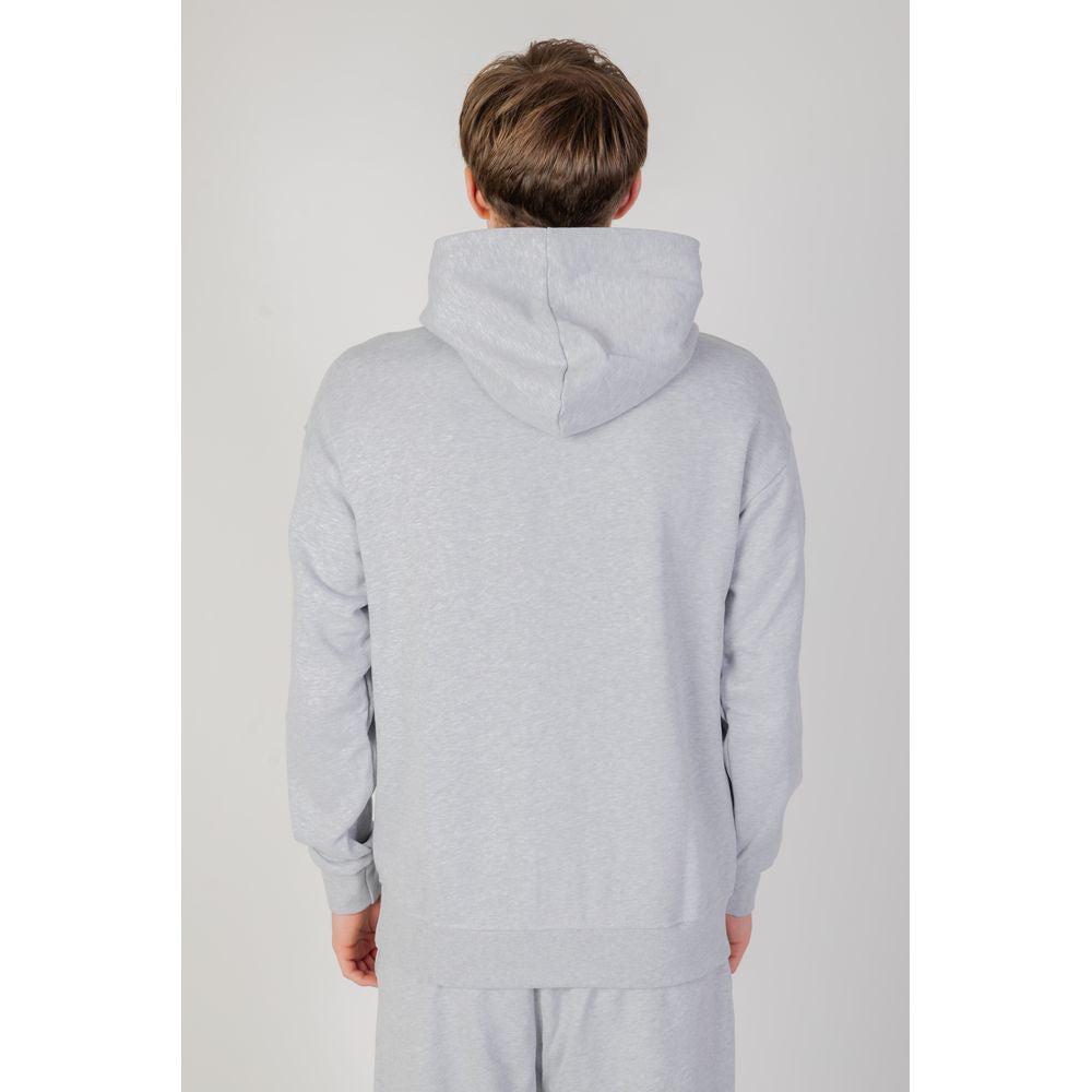 Gray Cotton Hoody - ventzia
