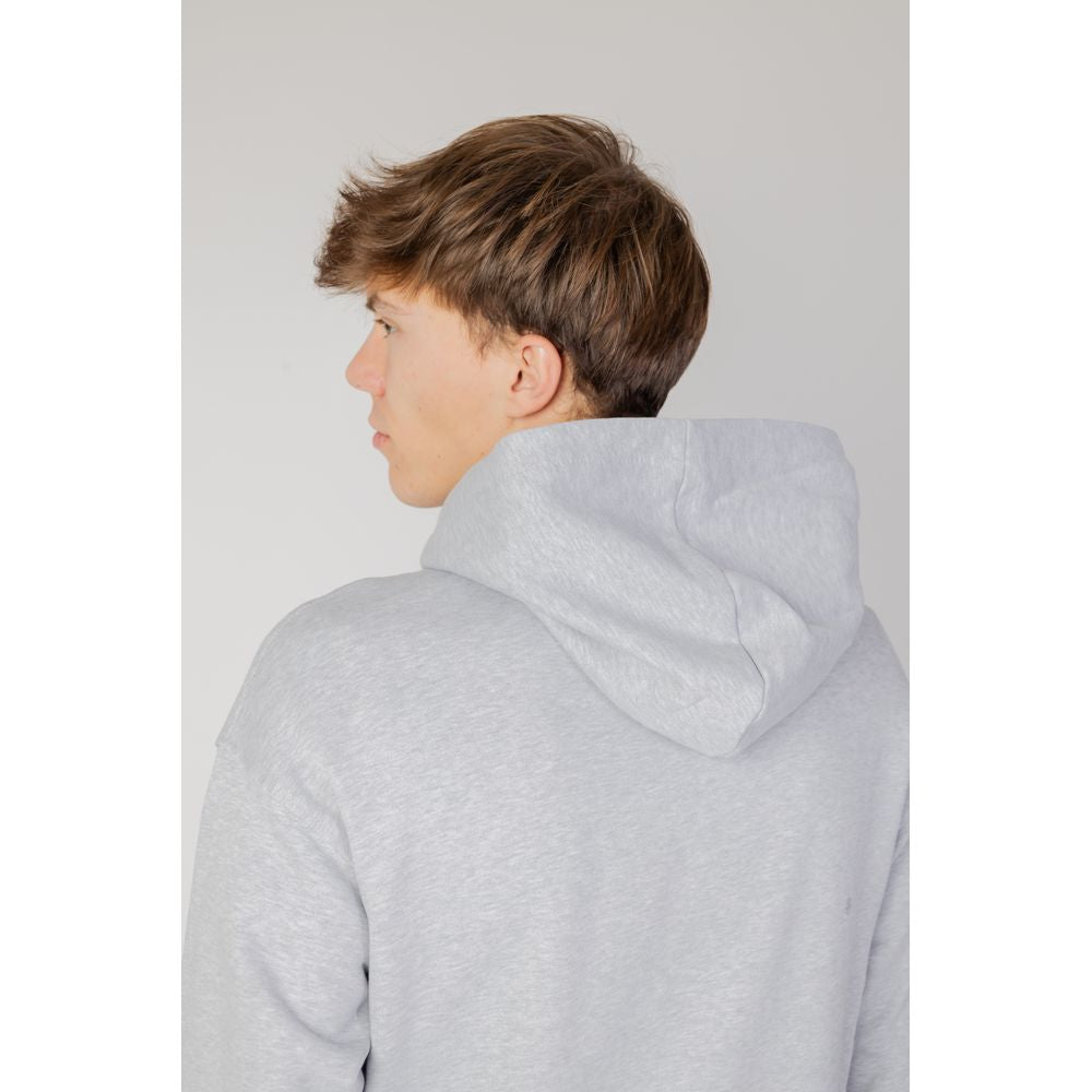 Gray Cotton Hoody - ventzia
