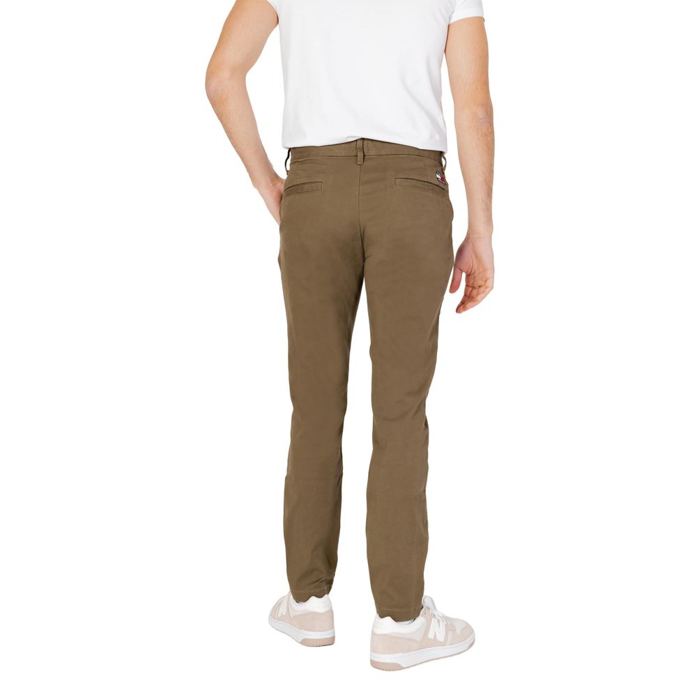 Green Organic Cotton Chino Pants