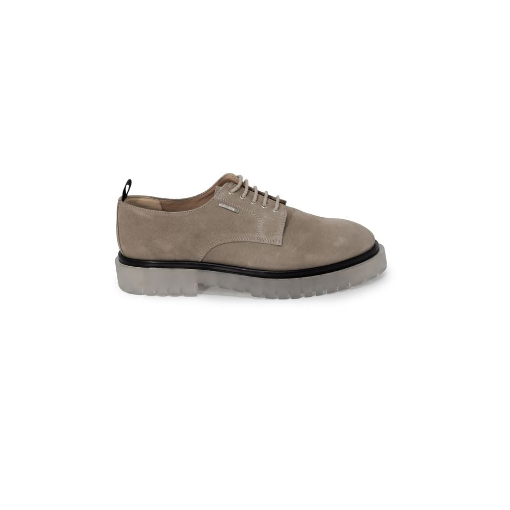 Beige Polyethylene Oxfords And Derbies - ventzia