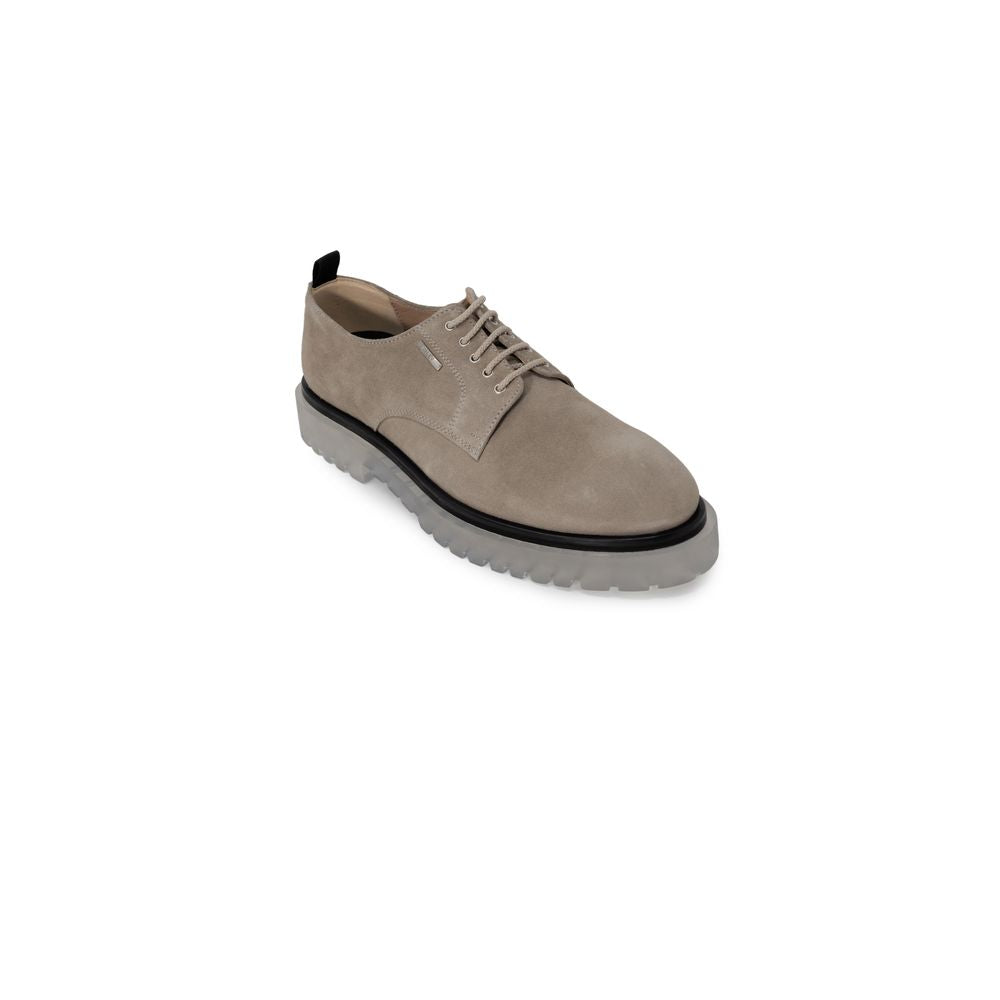 Beige Polyethylene Oxfords And Derbies - ventzia