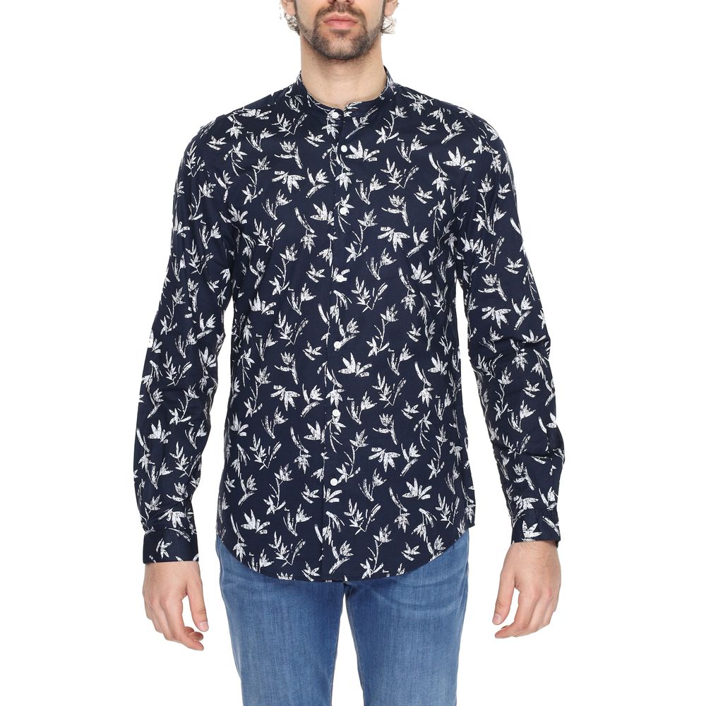 Blue Cotton Shirt - ventzia